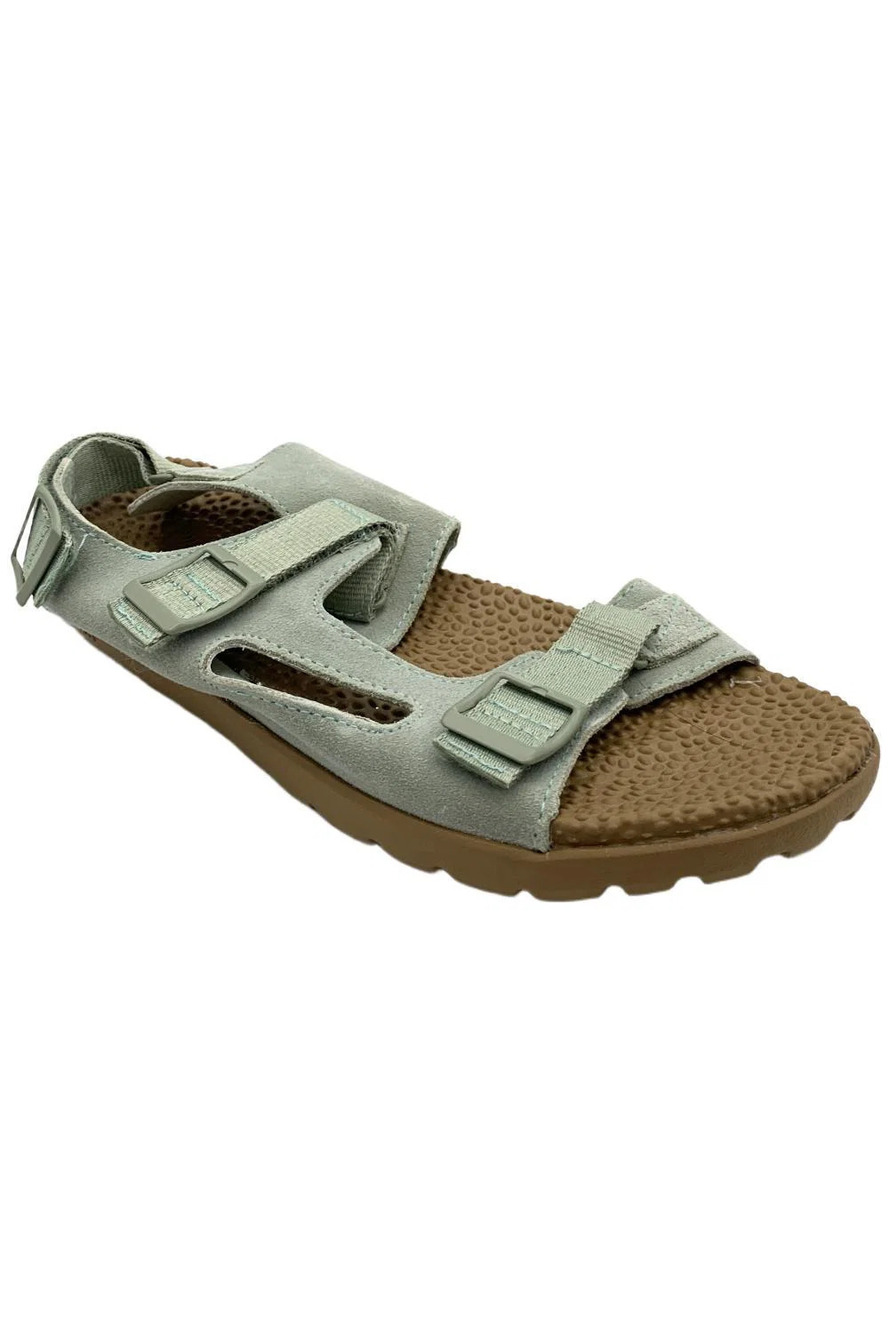 Acorn Women's Addison Everywhere Suede Crossband Slide Sandals Sage - Medium